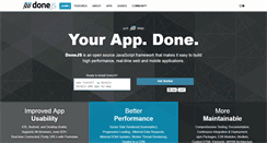 Desktop Screenshot of donejs.com