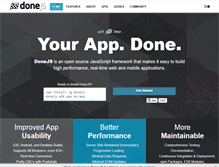 Tablet Screenshot of donejs.com